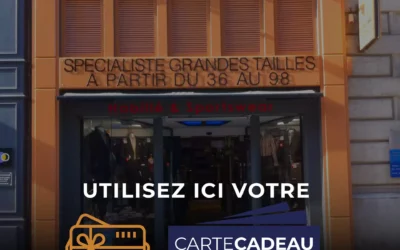 Grande Tailles Élégance rejoint le programme Carte Cadeau Marseille !